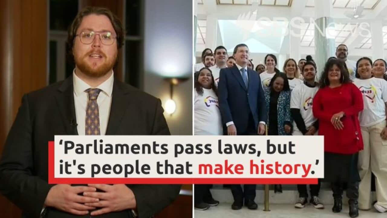 Journalist presents report on Indigenous Voice to Parliament referendum.