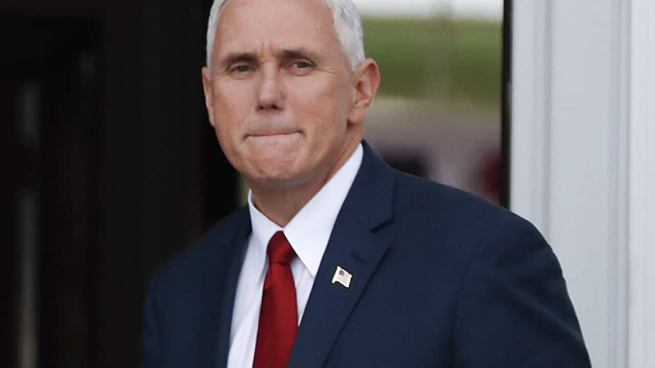File image of US Vice President-elect Mike Pence