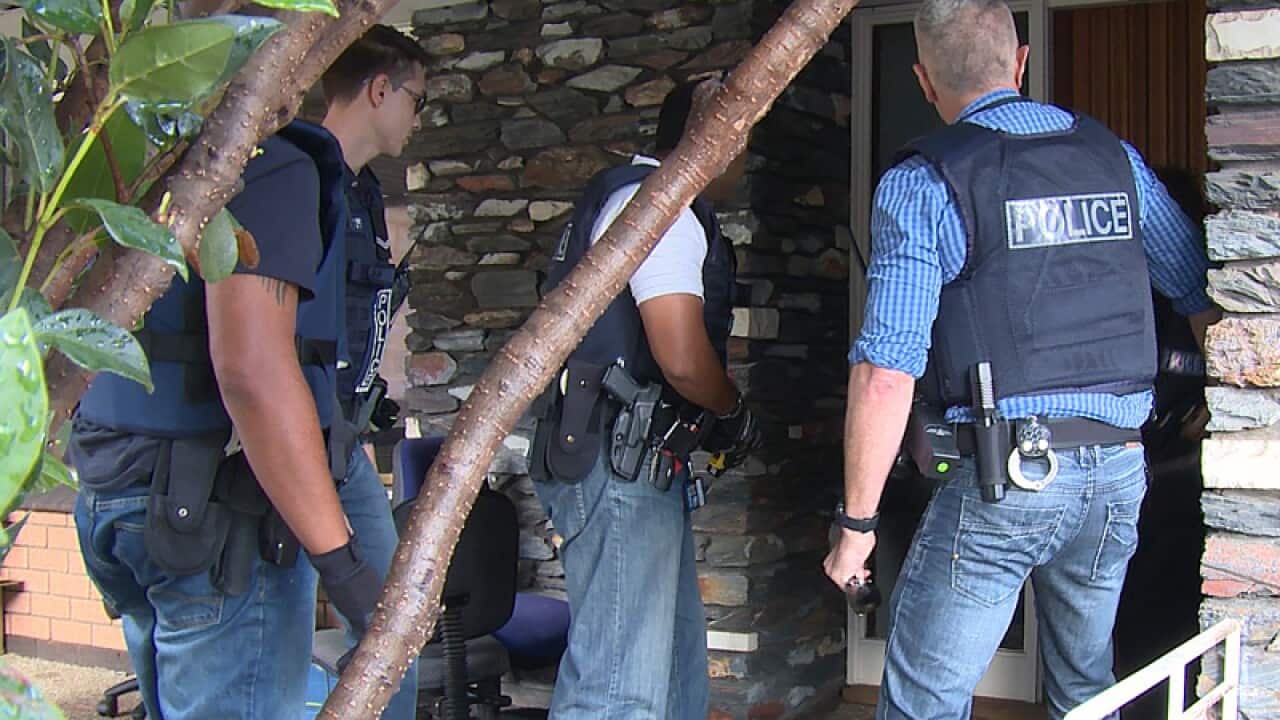 Western Australia Police during raids