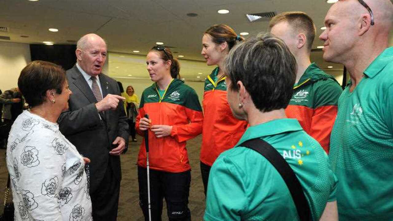 Governor-General Sir Peter Cosgrove, paralympics