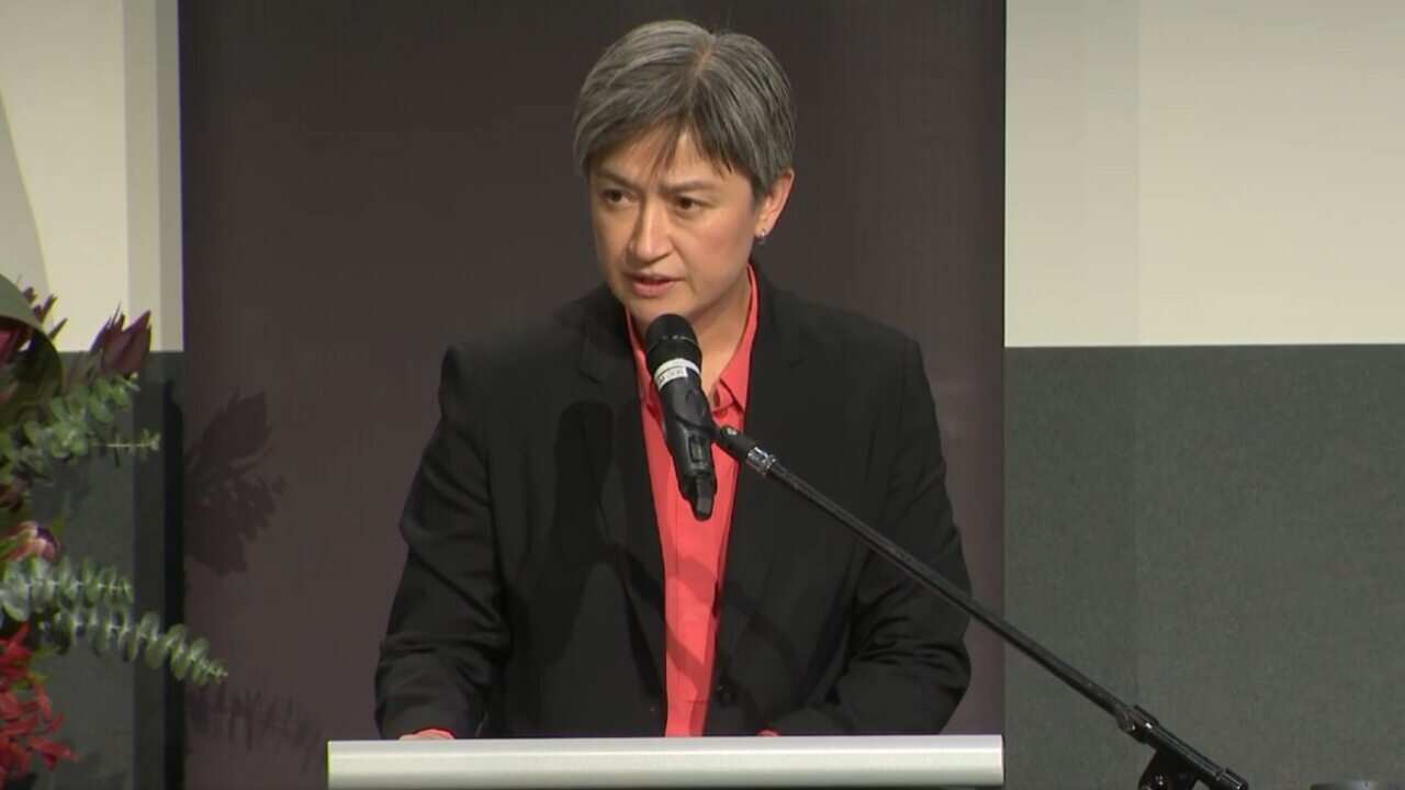 Penny Wong talks on Friday.