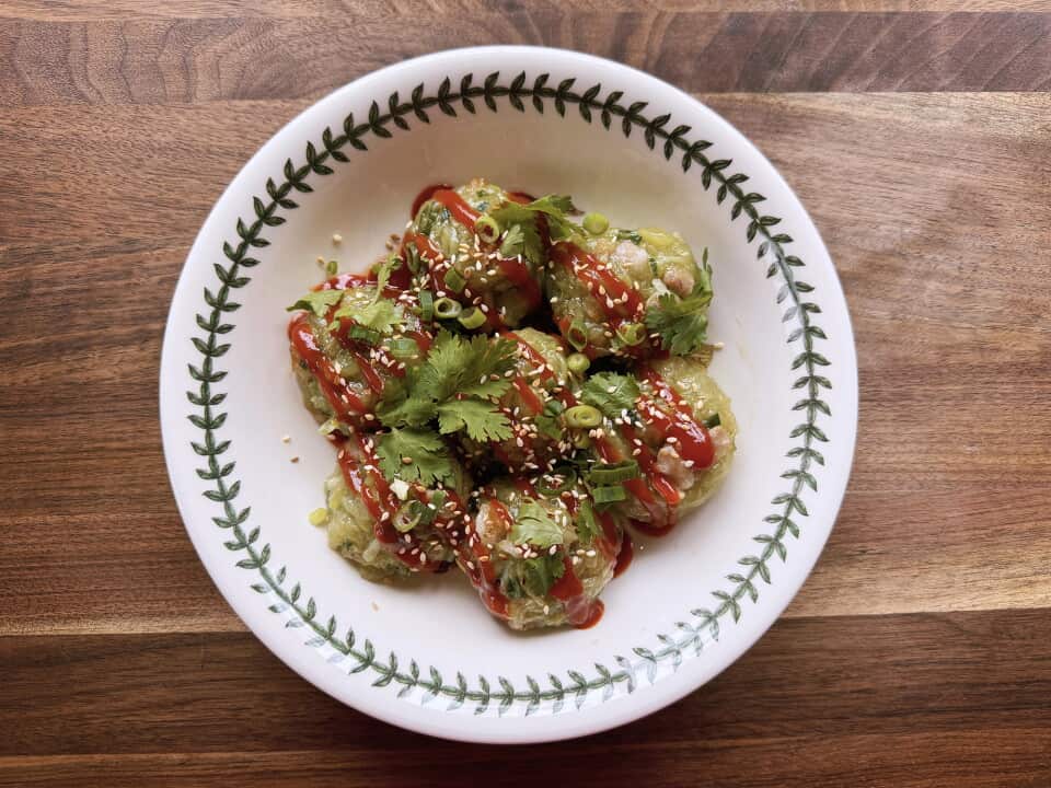 Chayote dumplings .jpg