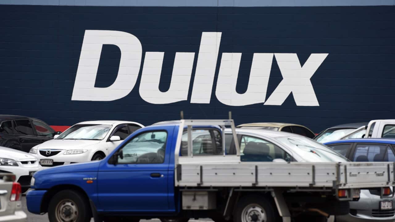 The carpark at the Dulux paint factory in Brisbane