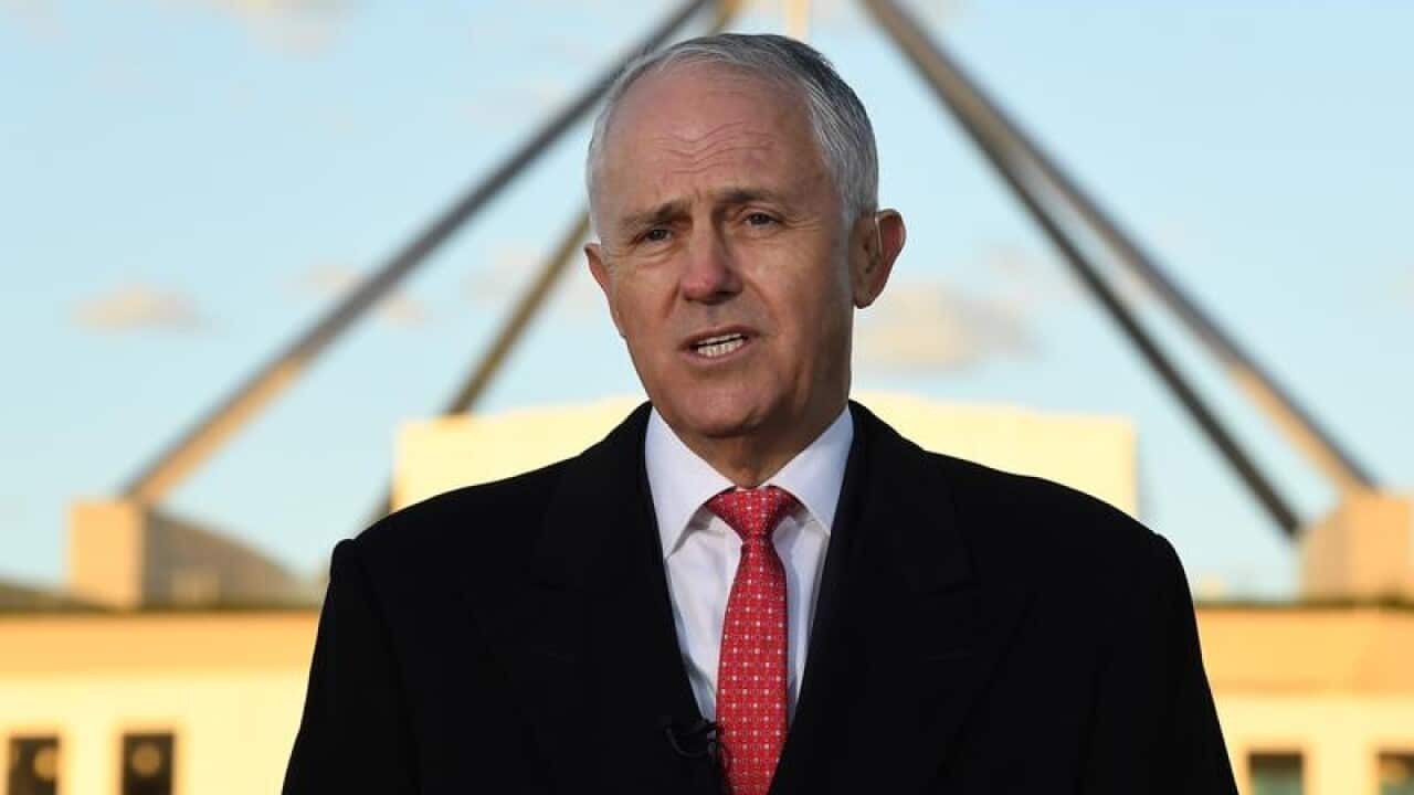 Prime Minister Malcolm Turnbull talks to morning TV