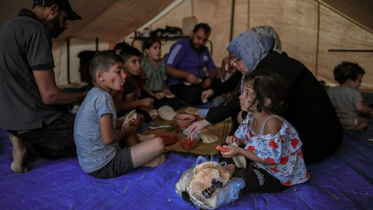 A Tent Camp Pops Up In Southern Gaza