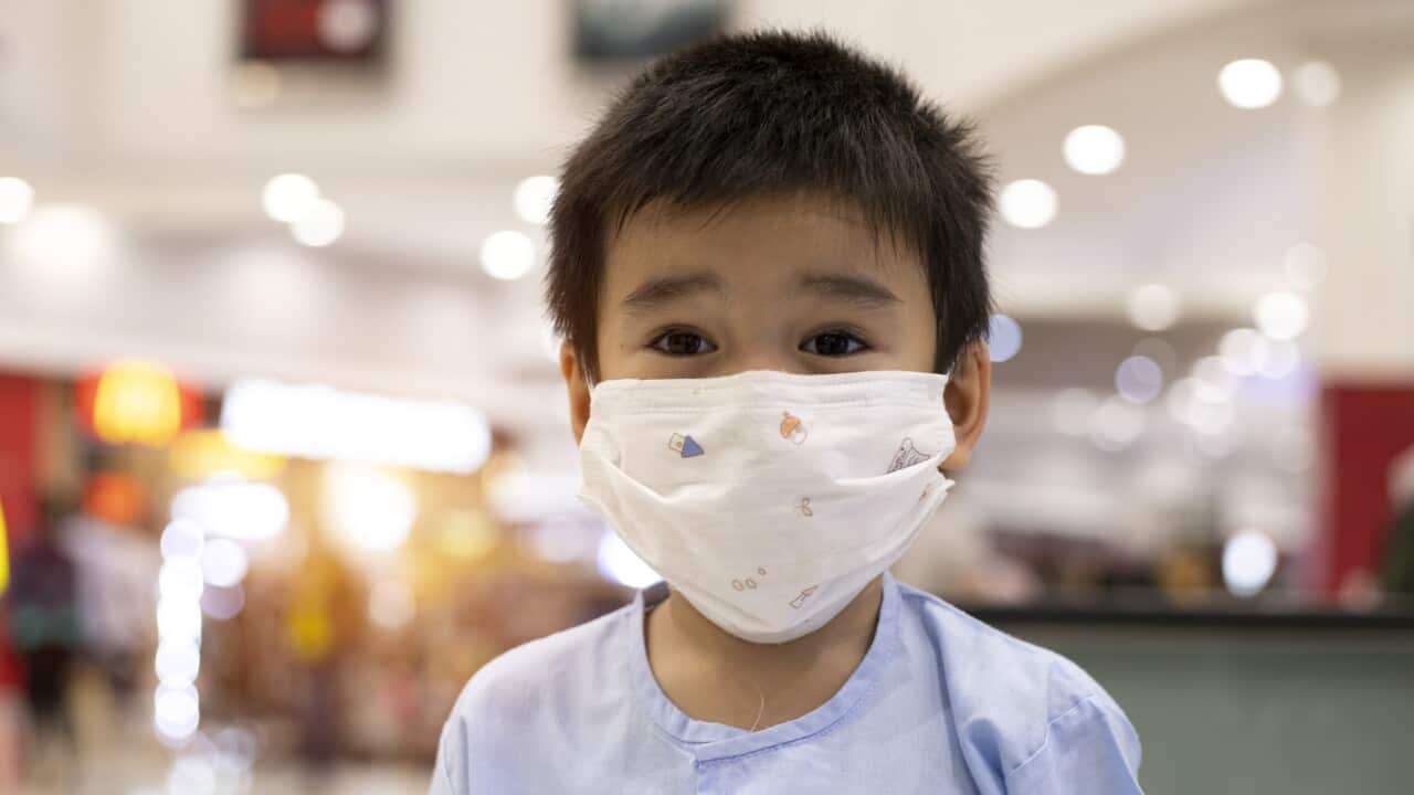 Wear a mask to protect from the corona virus.,Prevent pollution,pollution