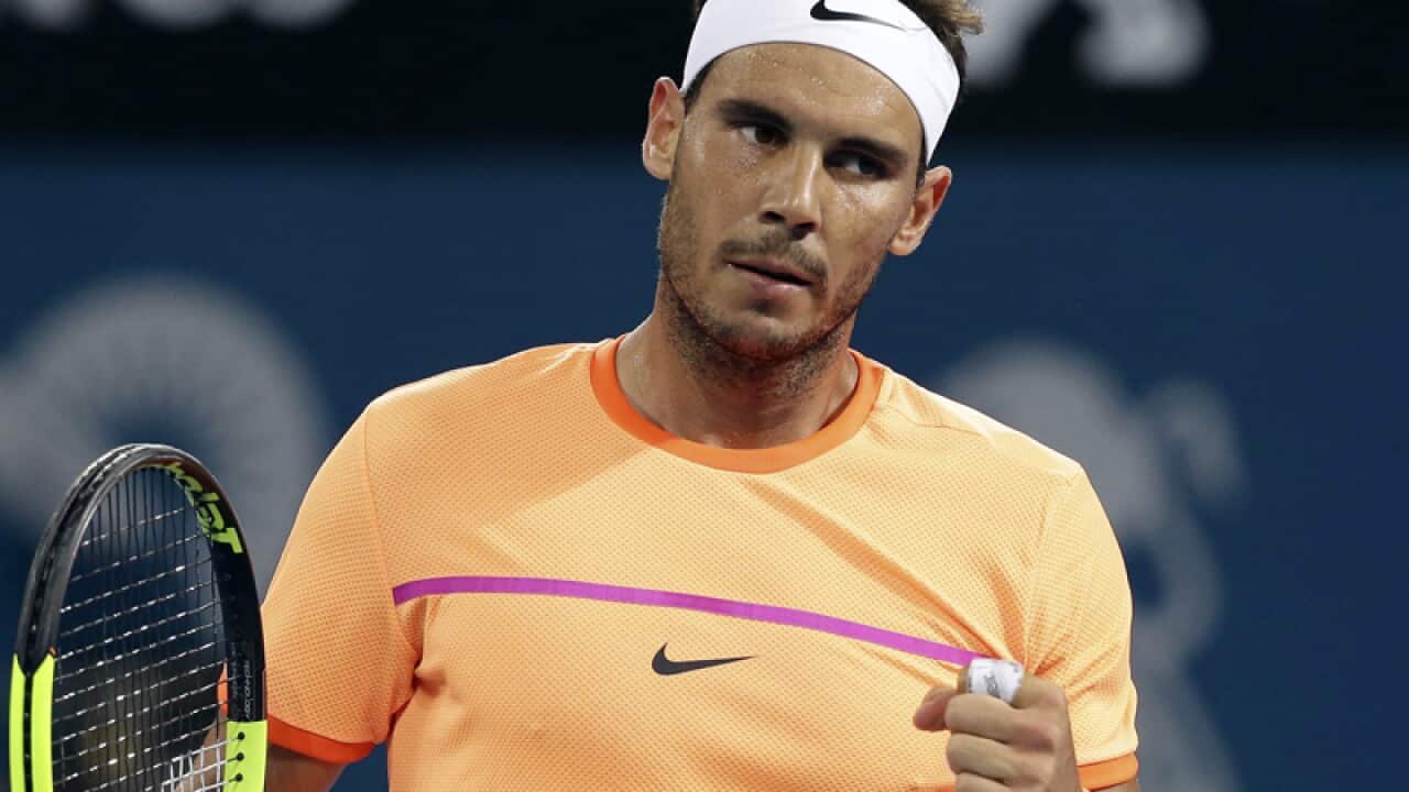 Rafael Nadal of Spain