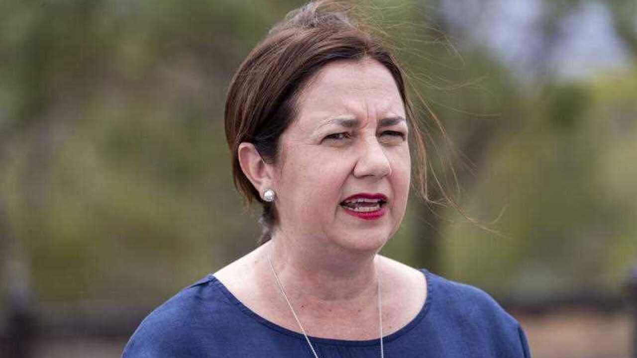 Queensland Premier Annastacia Palaszczuk speaks to media.