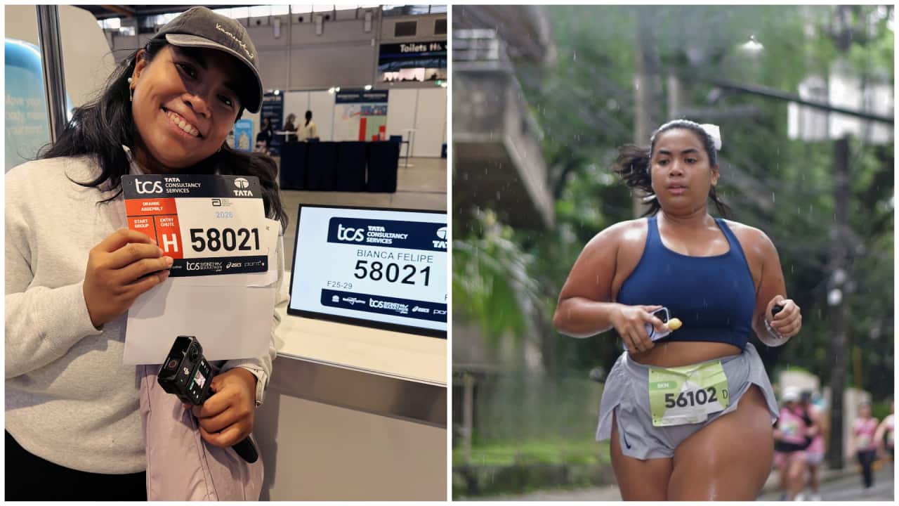 Filipina runner Bianca Felipe completed the Sydney Marathon to challenge conventional stereotypes about body size and athletic endurance.