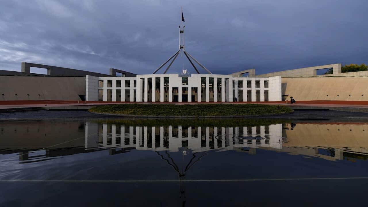 Parliament House in Canberra.