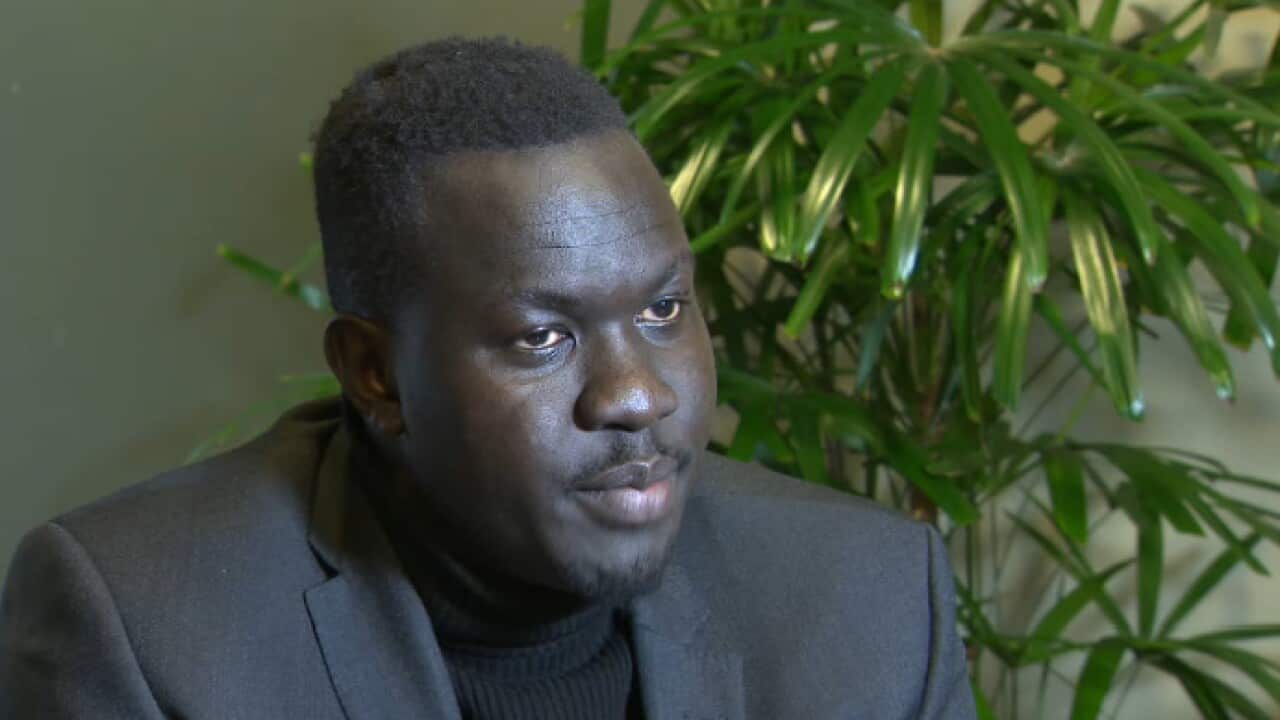 John Kuot from South Sudanese Australia Youth United.
