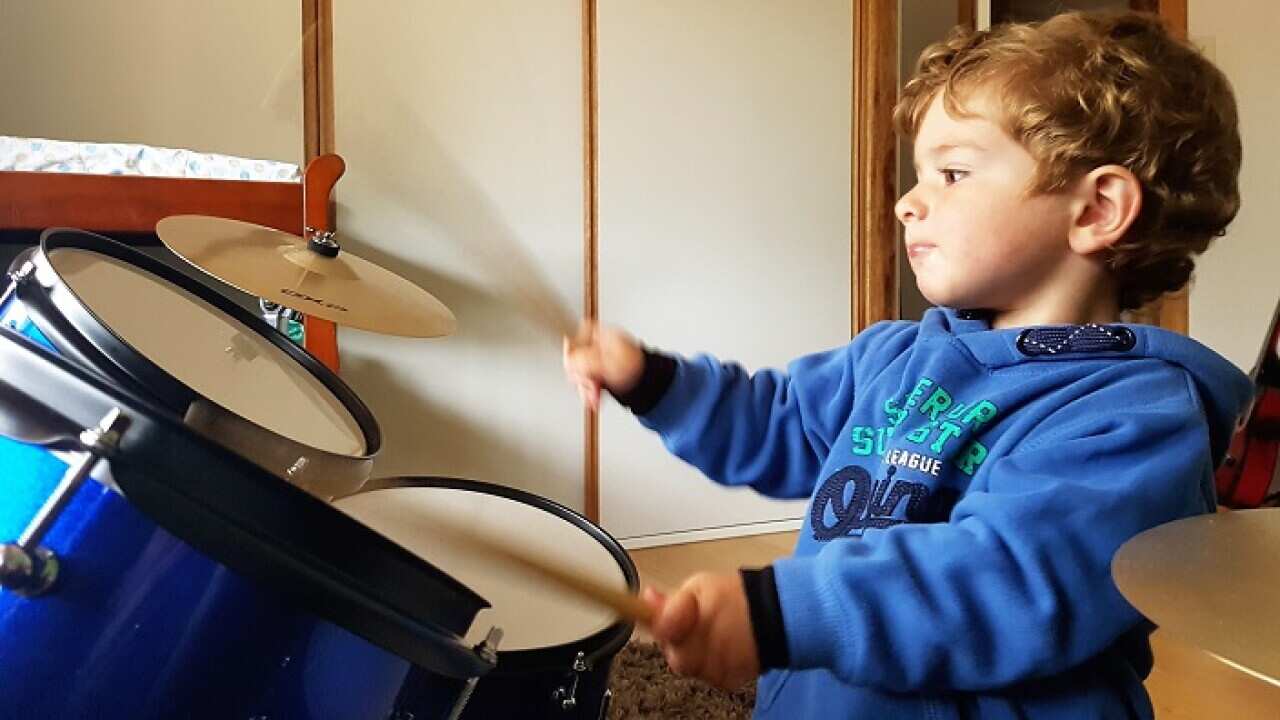 The youngest drummer in Australia
