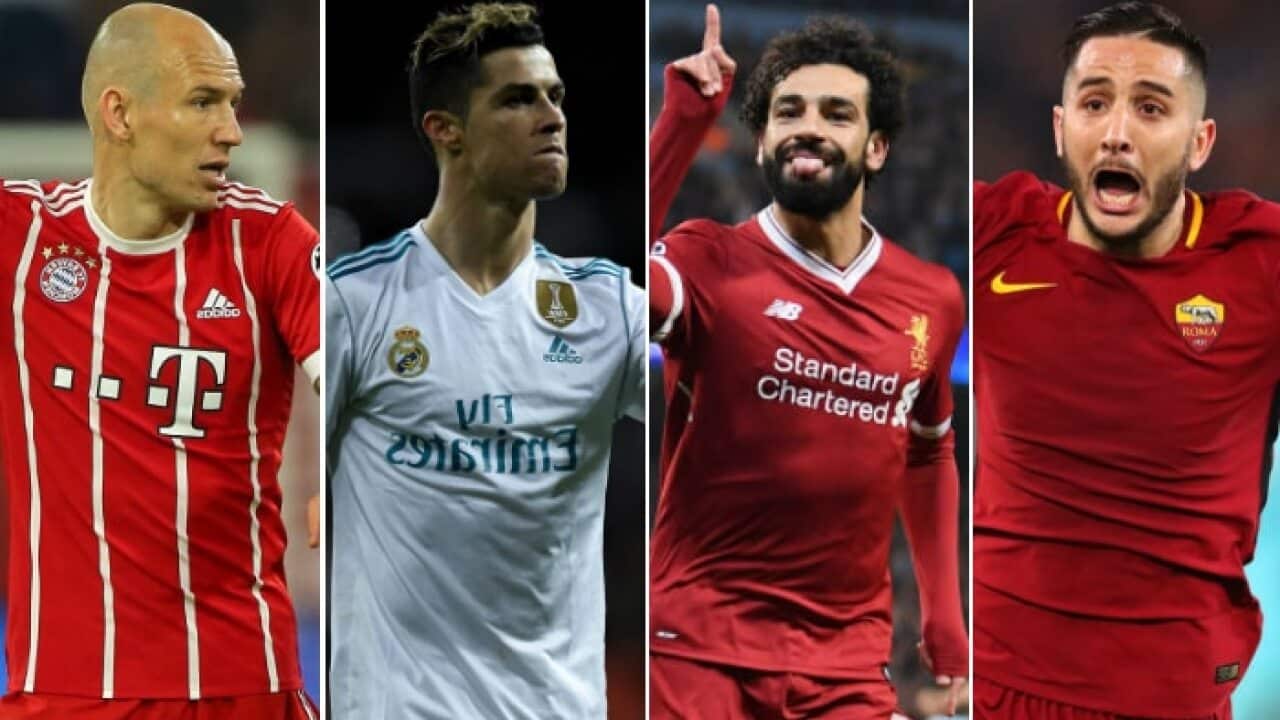 Robben Ronaldo Salah Manolas