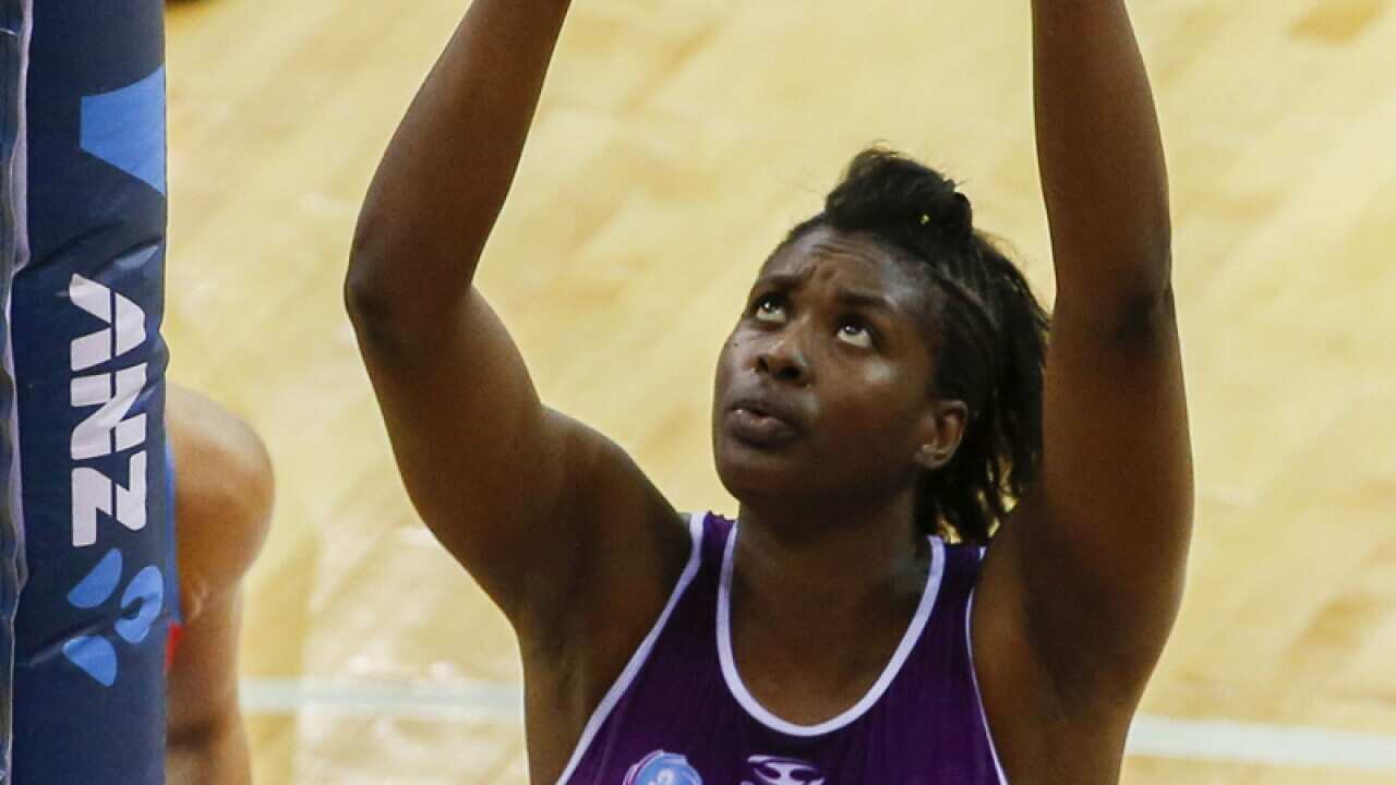 Queensland Firebirds goal shooter Romelda Aiken