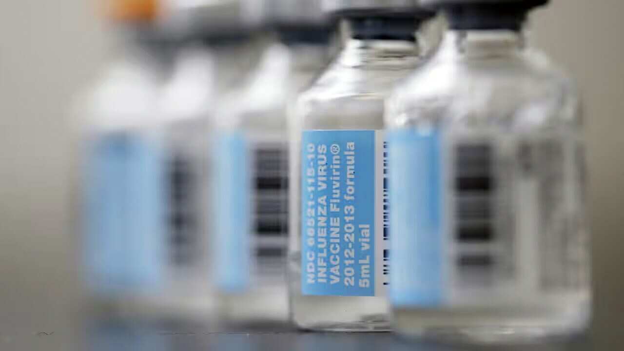 Vials of flu vaccine (AAP)