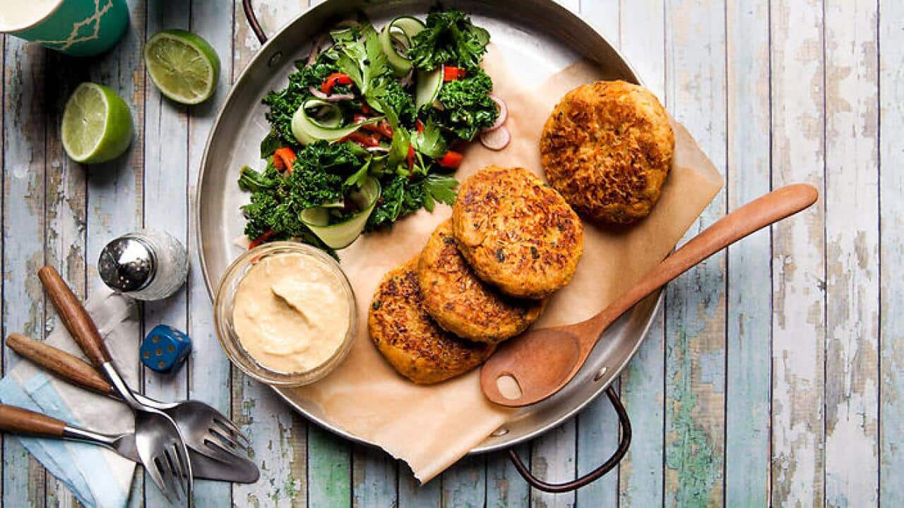 Sweet potato latkes