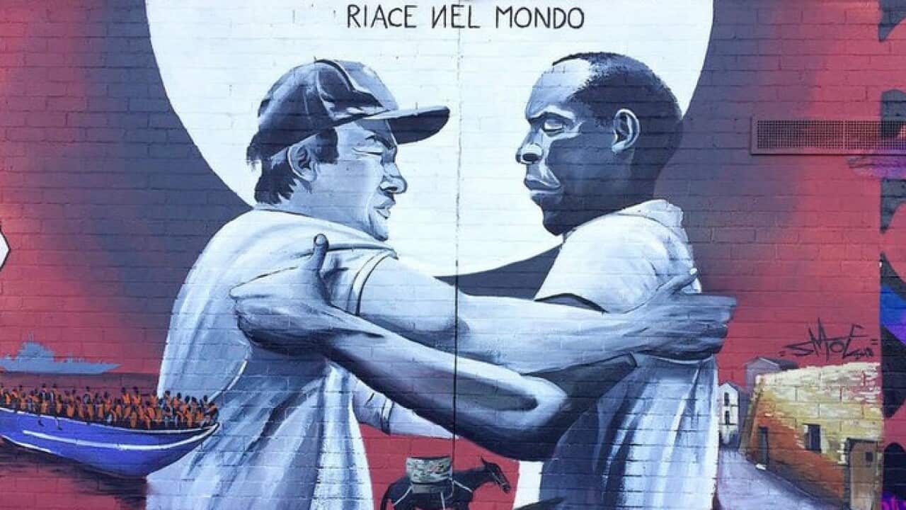 Smoe's mural in Melbourne