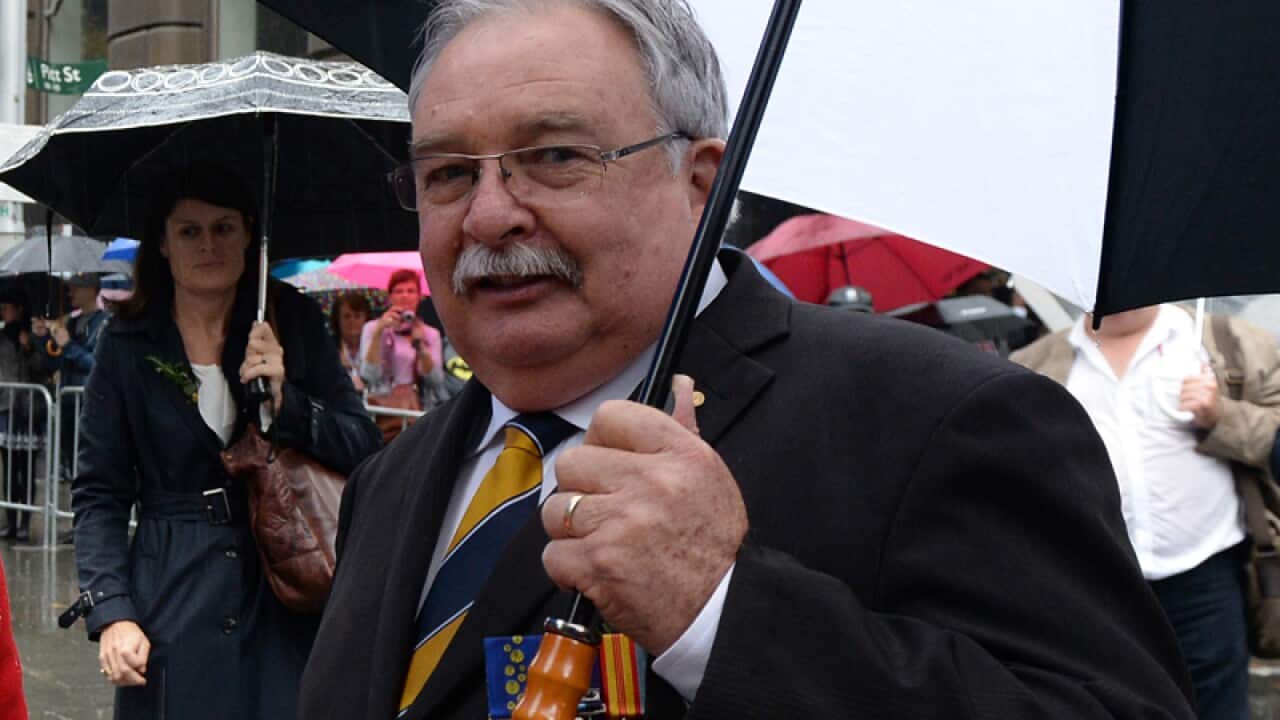 Former NSW RSL president Don Rowe