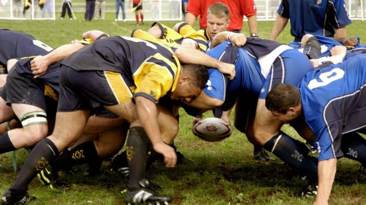 Rugby concussion head injury