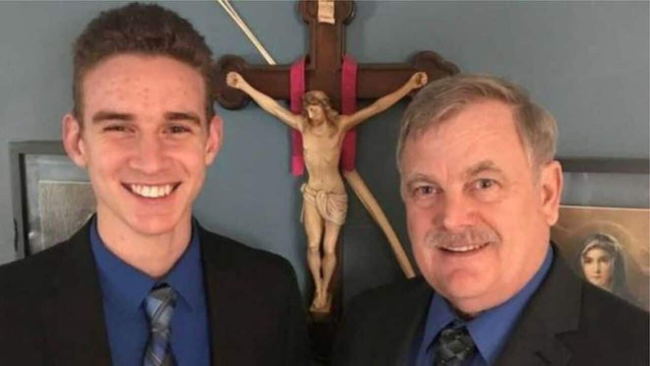 Jerome Kunkel, 18, has now contracted chickenpox after he took his school to court when they banned him for being unvaccinated.
