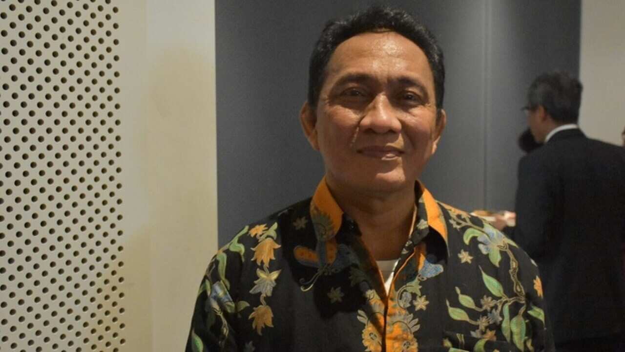 Hadran Effendi at University of Melboiurne, promoting Palembang Asian Games - 30 May 2018.tourism