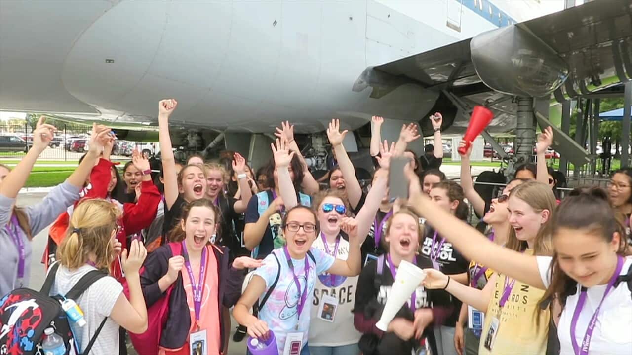 Students taking part in Space Camp 2017.