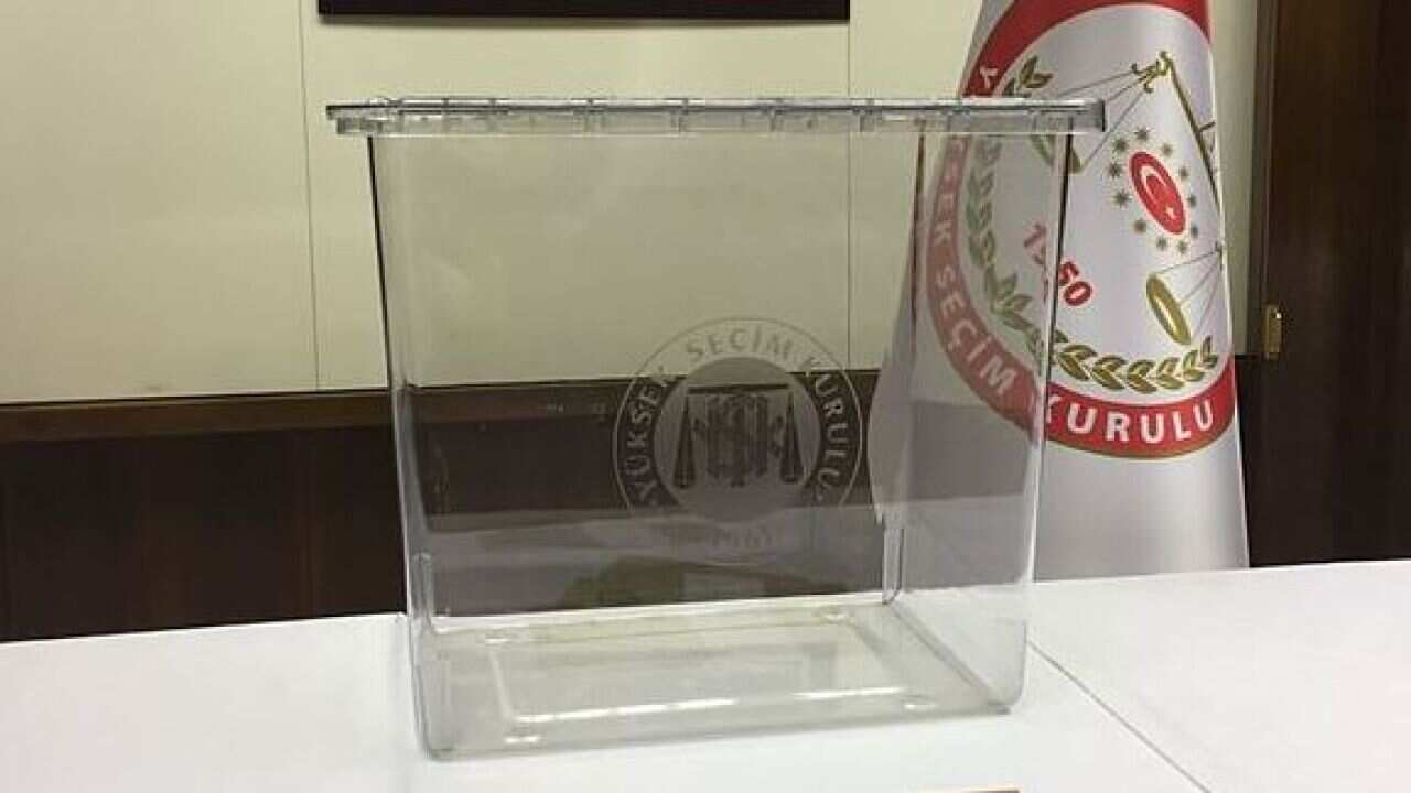 Turkish ballot paper