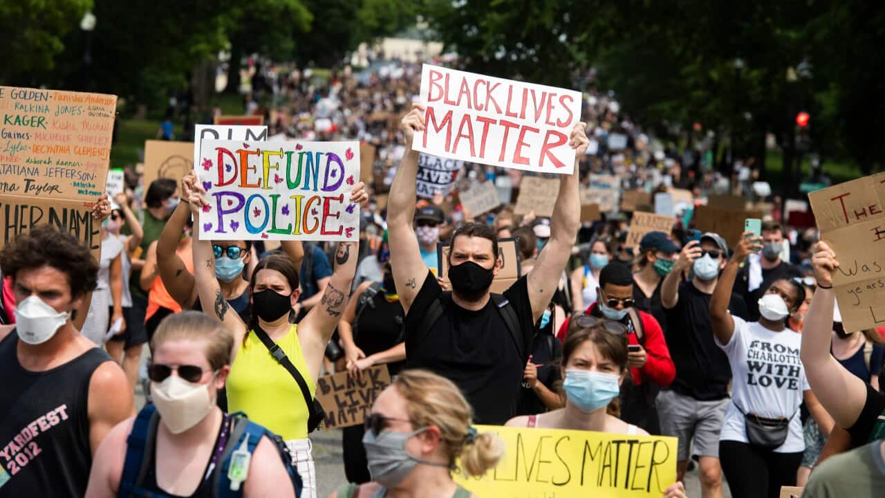 Widespread protests followed the death of George Floyd in police custody.