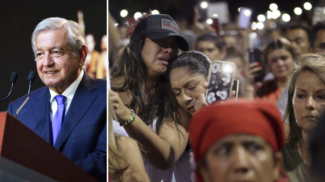 Mexico's President Andres Manuel Lopez Obrador calls on the US to "control the indiscriminate sale of weapons" after 8 Mexicans were killed in a mass shooting.