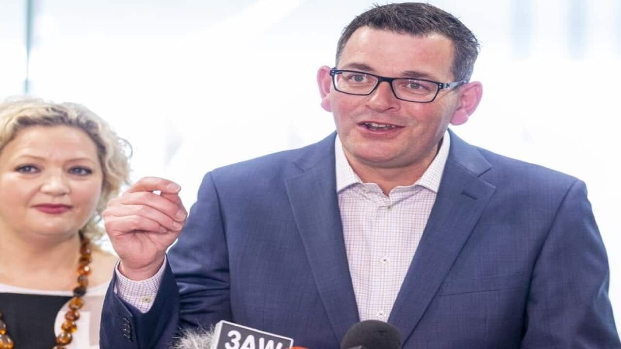 Daniel Andrews and Jill Hennessy