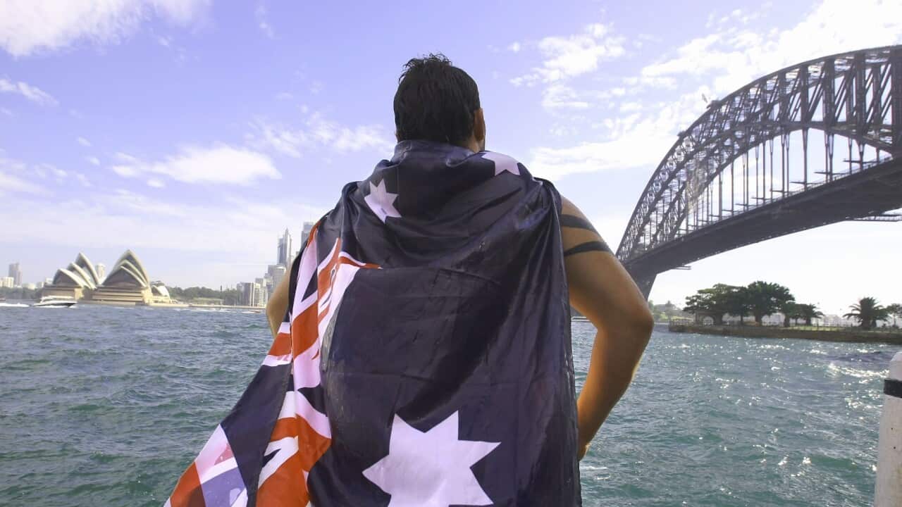 A man celebration Australia Day (Sergio Dionisio - Getty Images)