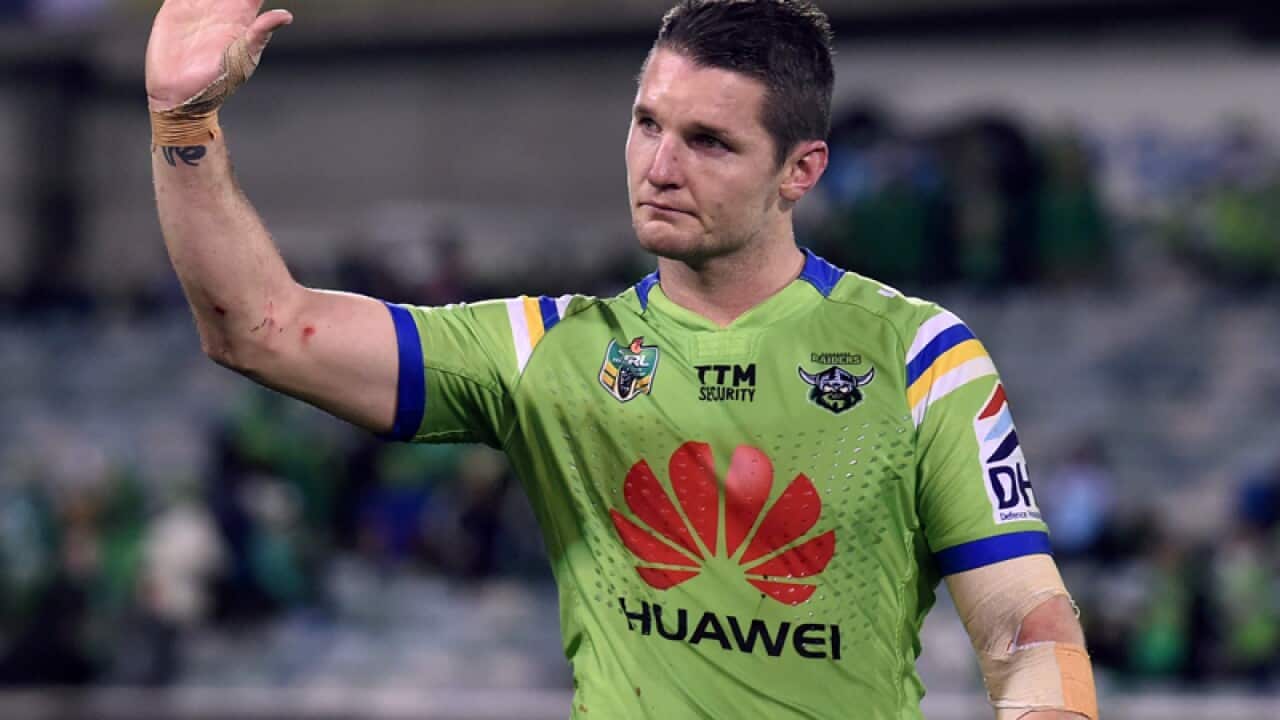 Canberra Raiders captain Jarrod Croker