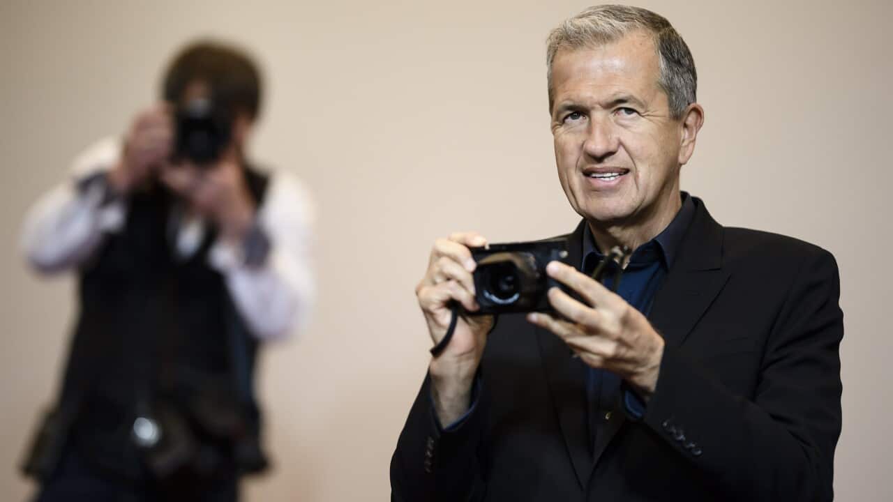 Peruvian photographer Mario Testino.