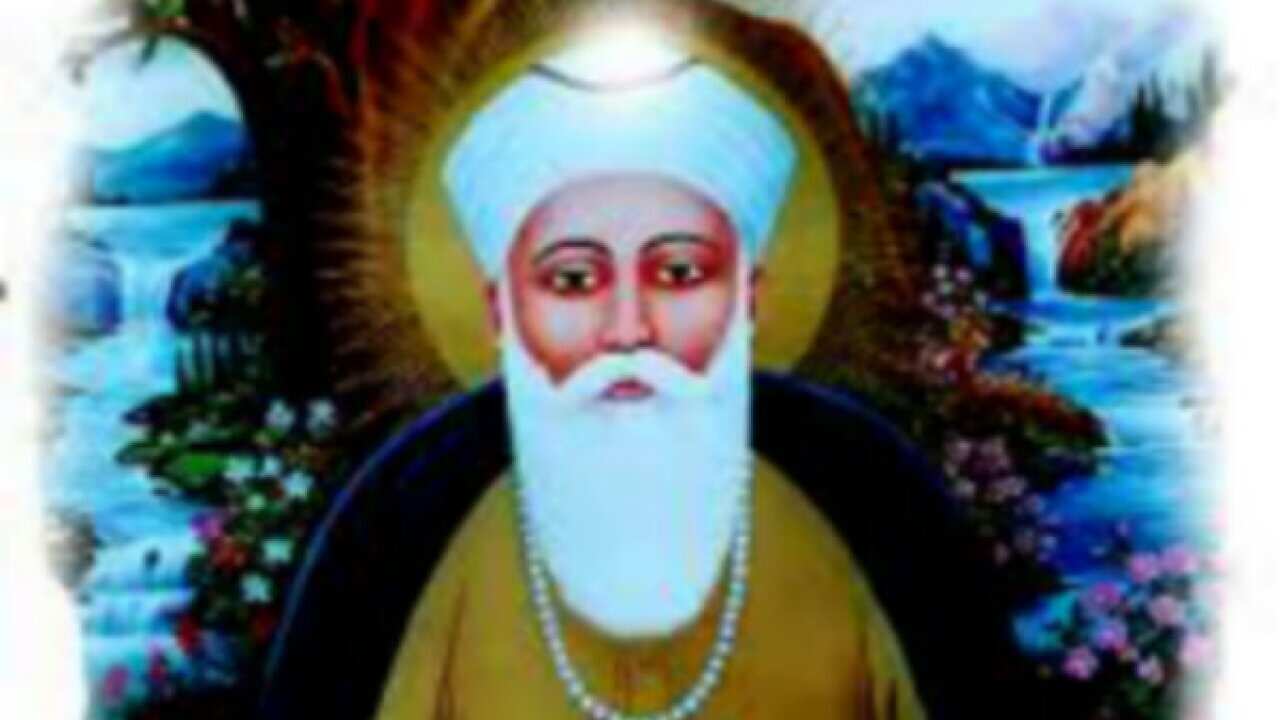 Guru Nanak Dev ji painting