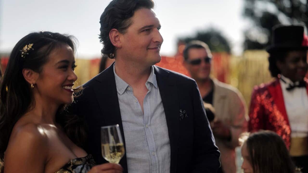 Michelle Vergara Moore and Toby Leonard Moore in The Unusual Suspects