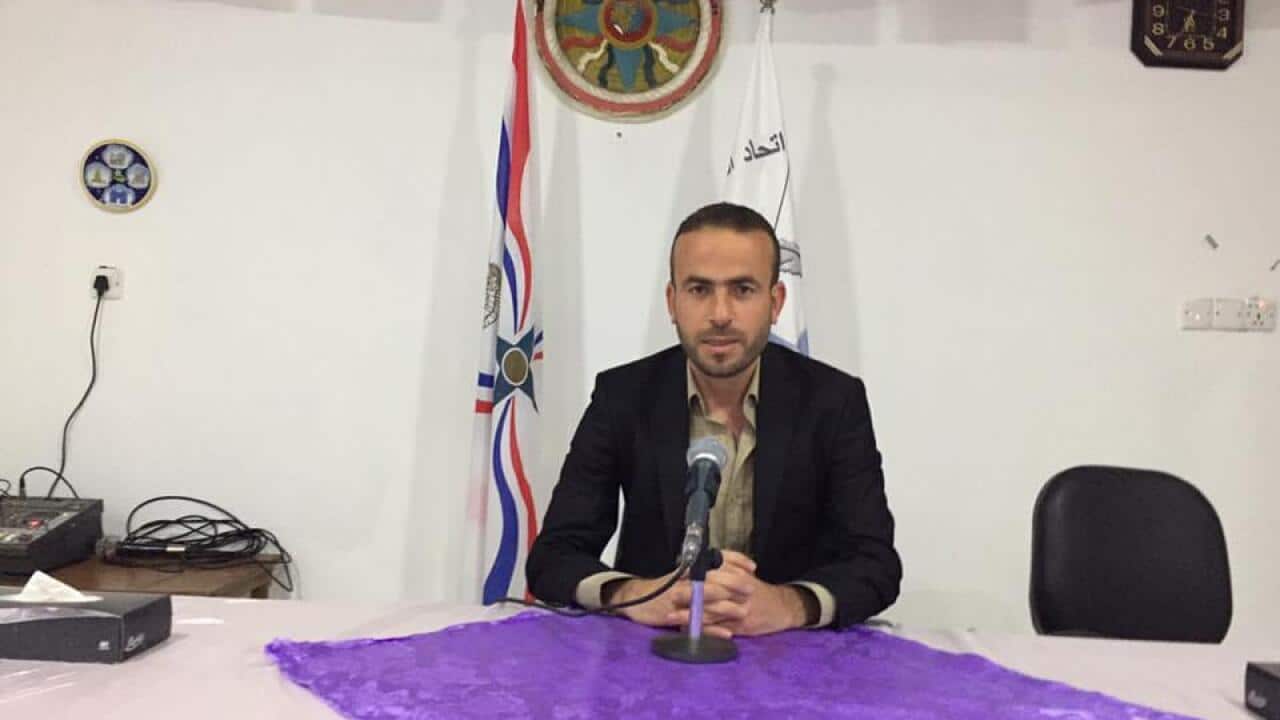 Zomaya Adam (deputy secretary of the Chaldo-Assyrian Students and Youth Union (Khoyada)