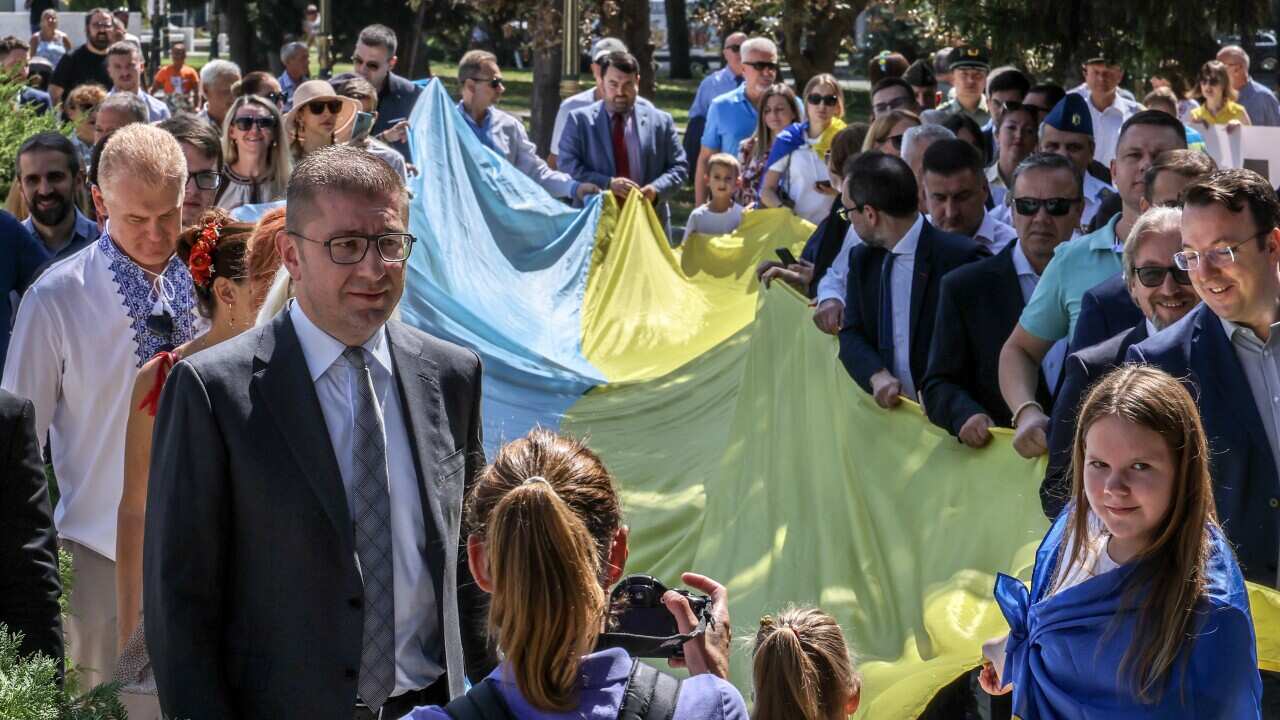 Ukrainian Independence Day celebrations in Skopje