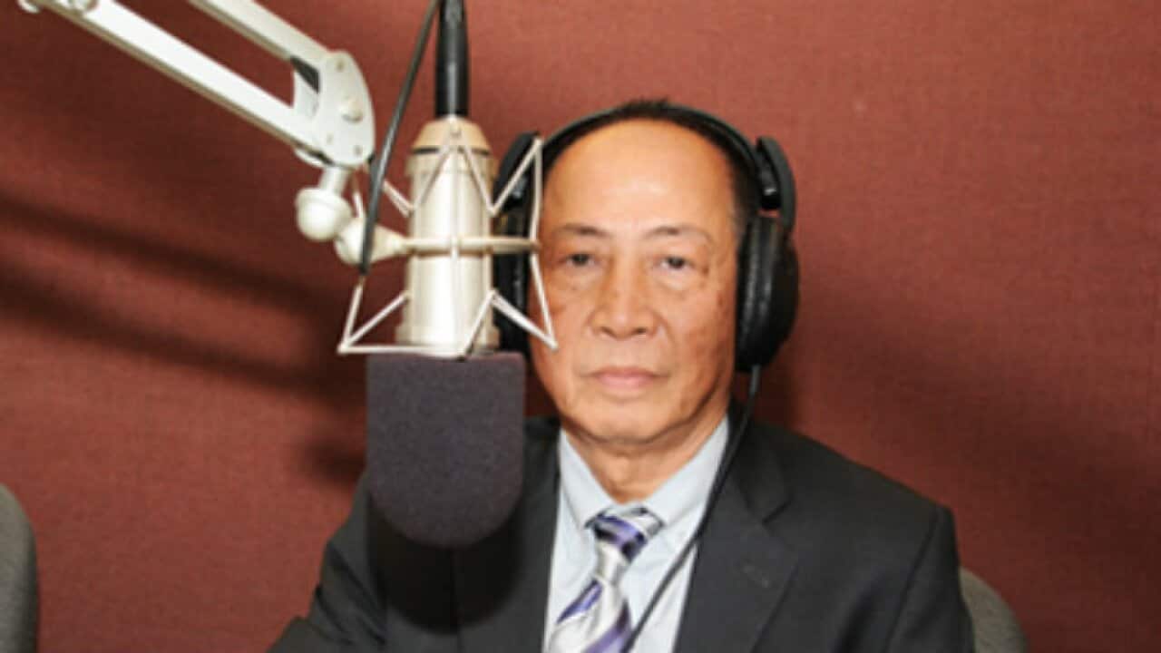 Mam Sonando former politician and director of Beehive Radio