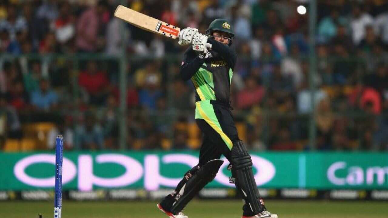 Australian Batsman Usman Khwaja at T20 against Bangladesh.