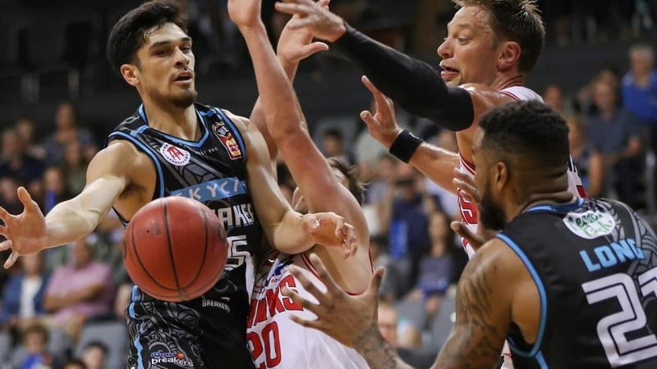NBL BREAKERS HAWKS
