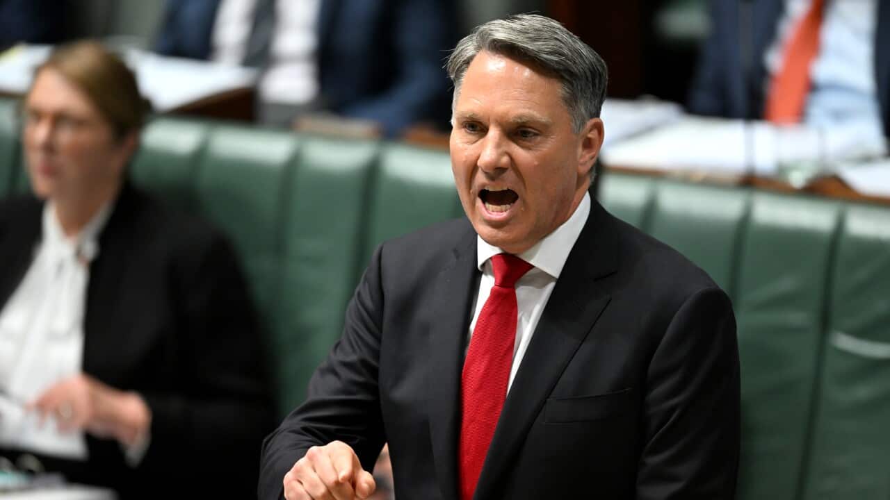 Australian Minister for Defence Richard Marles speaks during Question Time in the House of Representatives at Parliament House in Canberra on Tuesday, 20 August 2024.