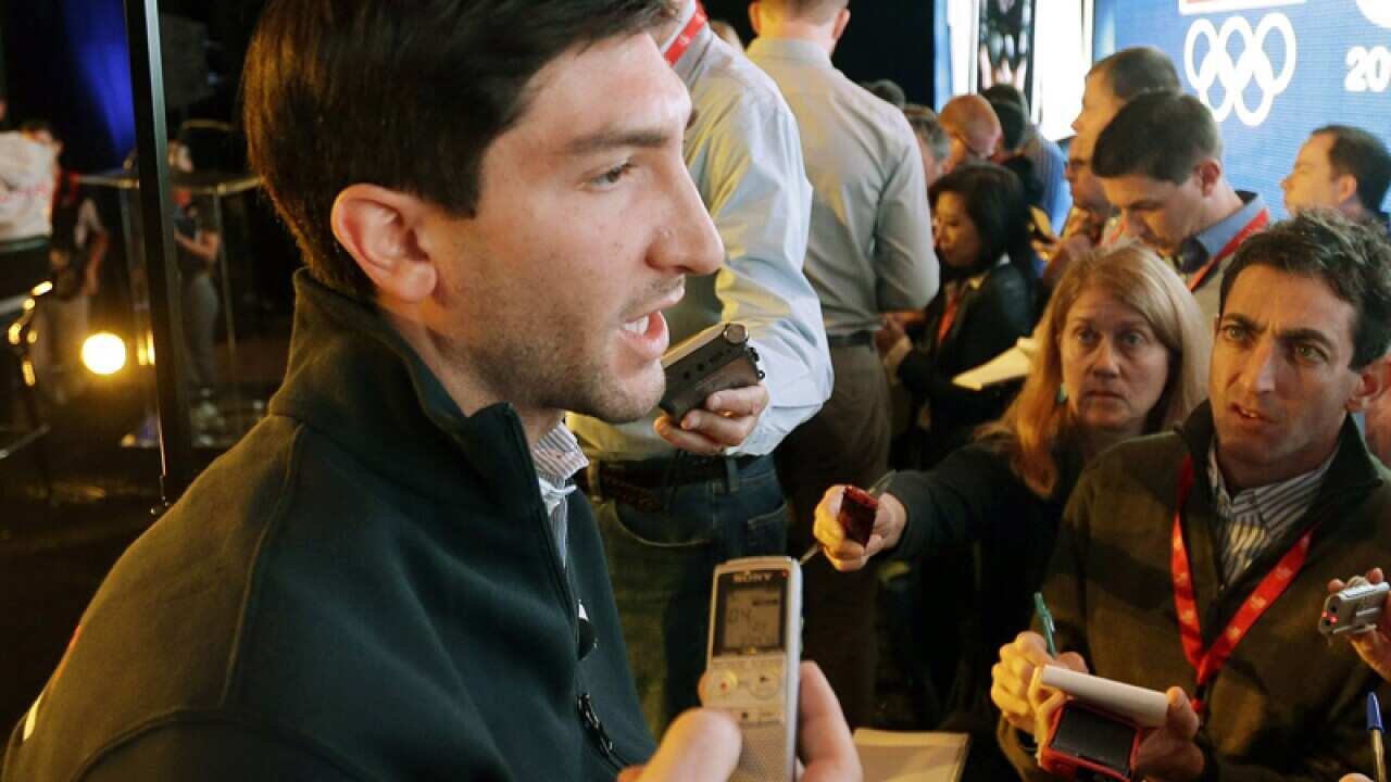 Olympic figure skating champion Evan Lysacek