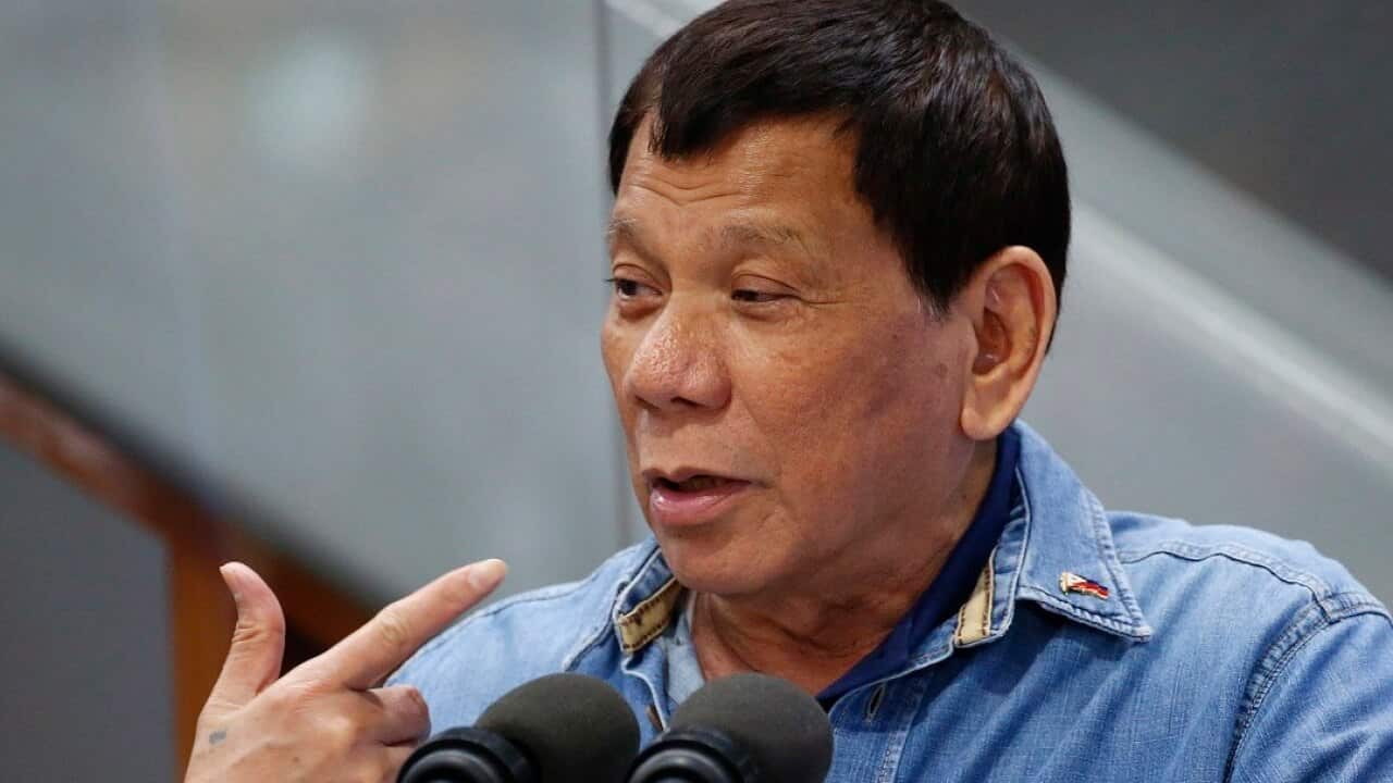 Philippine President Rodrigo Duterte.