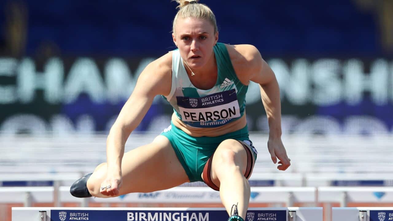 Australia's Sally Pearson in Birmingham