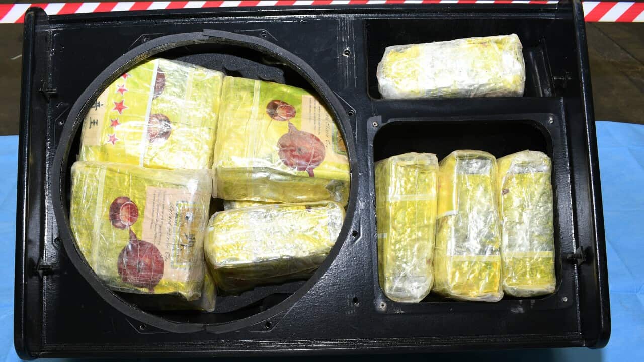 Australian officials say they have seized the nation's largest haul of methamphetamine of almost 1.6 metric tons (1.8 tons) of the illicit drug