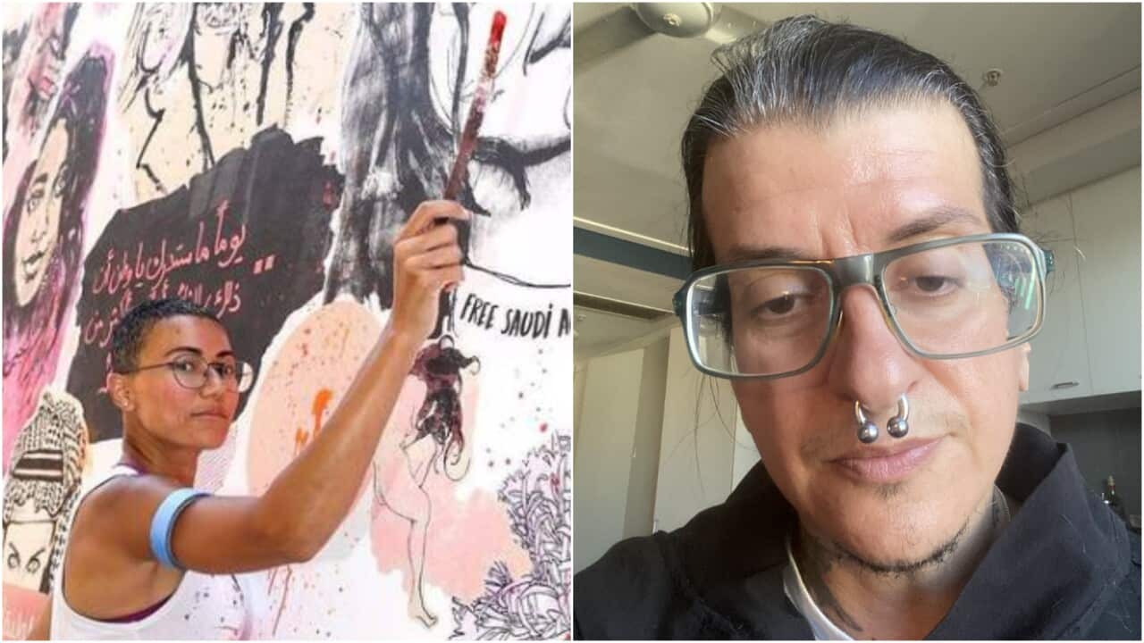 Ms Saffaa (left) and Robin Elhaj (right)