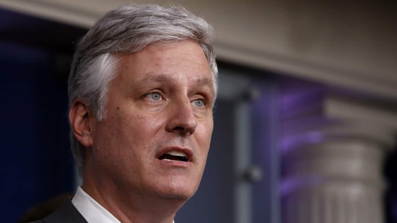 National security adviser Robert O'Brien.