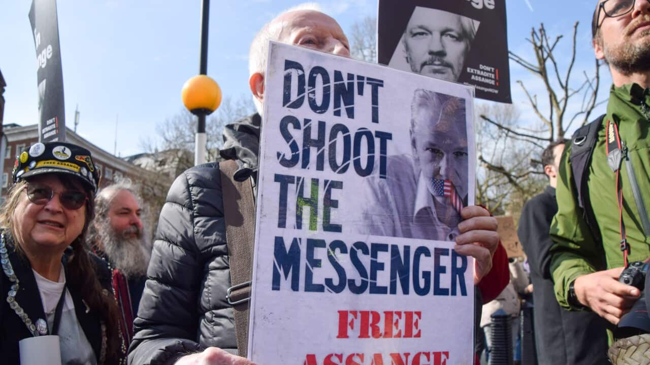 Julian Assange appeal decision at the High Court in London, UK - 26 Mar 2024