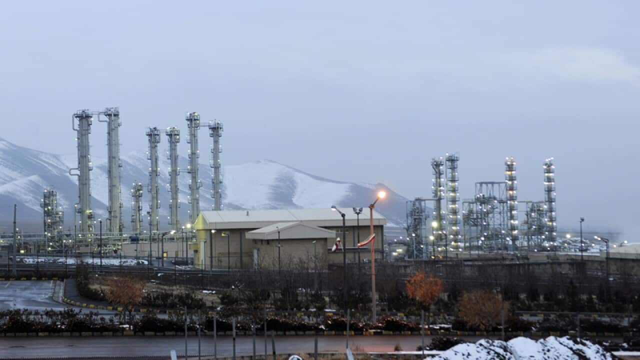 Iran's heavy water nuclear facility near the central city of Arak