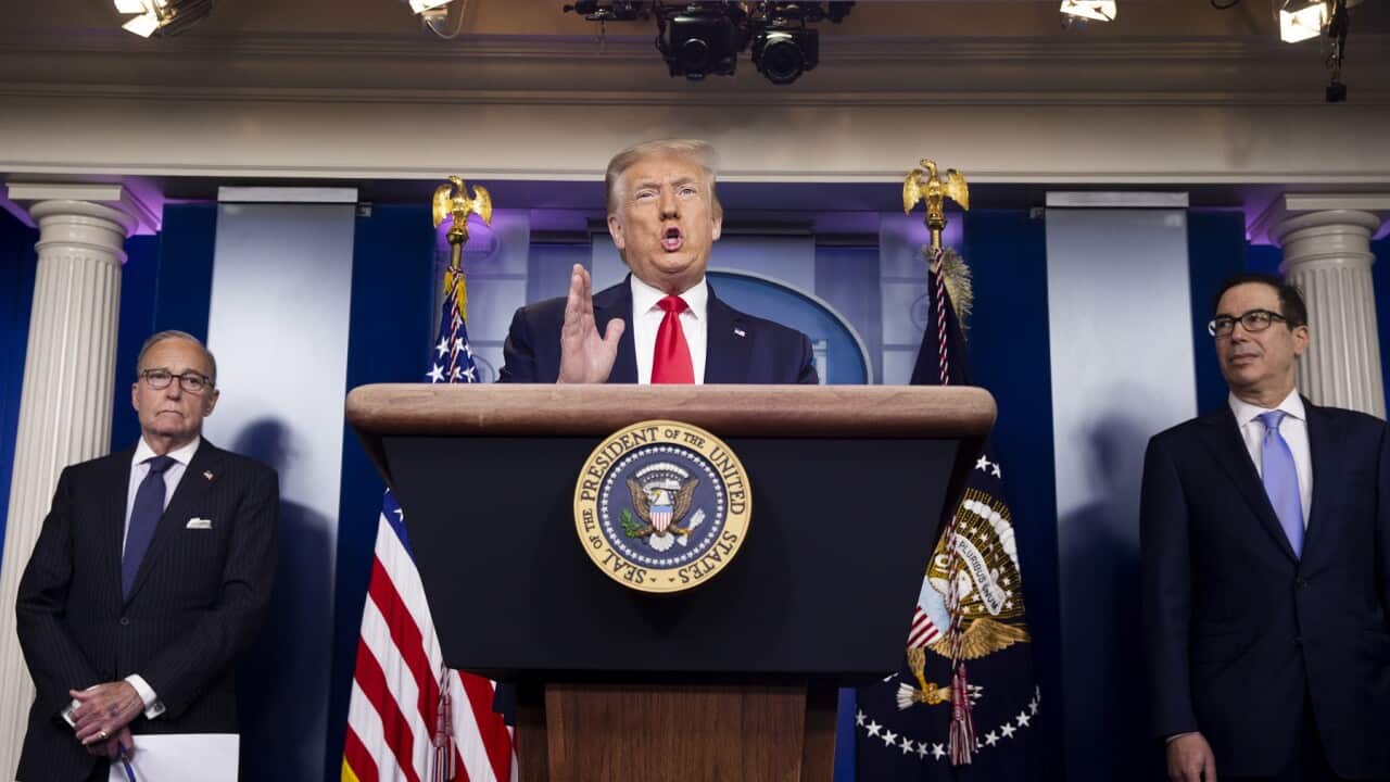 President Trump announces job figures as evidence economy is 'soaring back'